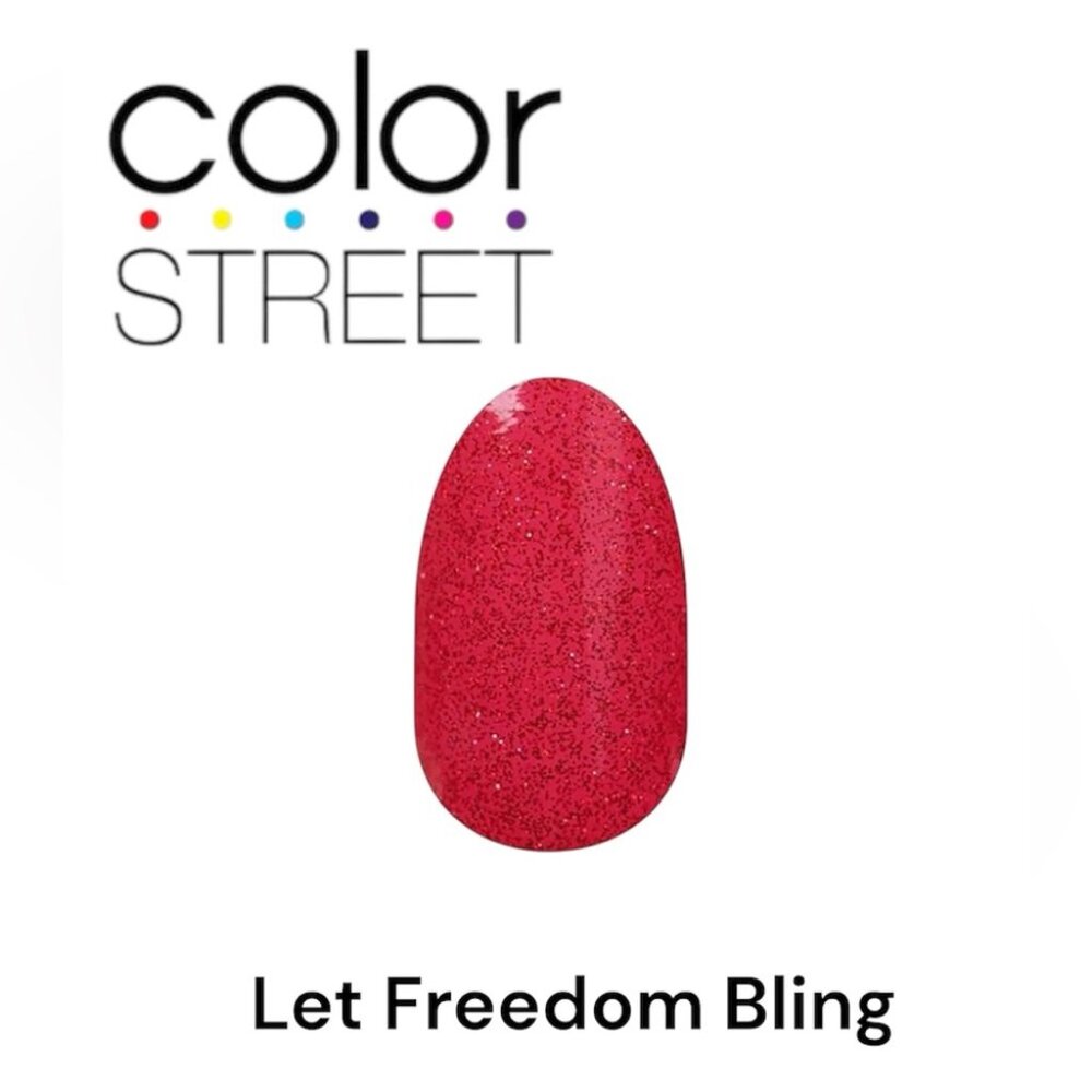 3 FOR $35: COLOR STREET Nail Strips - Let Freedom Bling